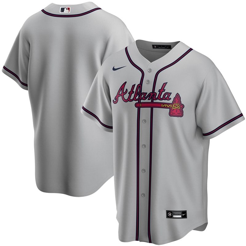 Alanta Braves 2020 MLB Grey Jersey