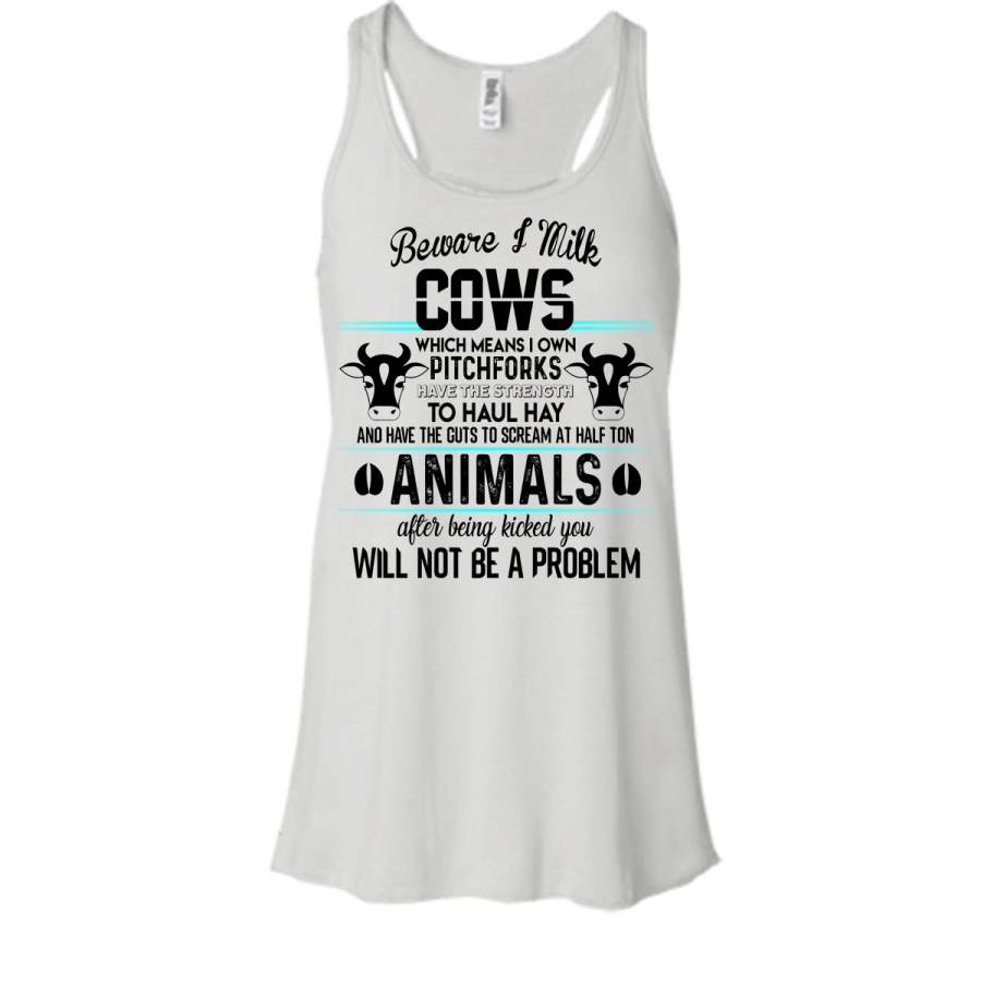 Beware I Milk Cows T Shirt, Gift For Cow Lovers T Shirt, Awesome t-shirts