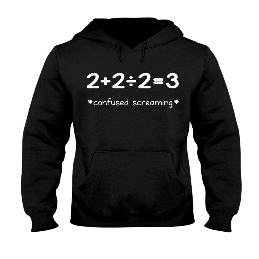 Confused Screaming For Math Lovers Custom Design Hoodie