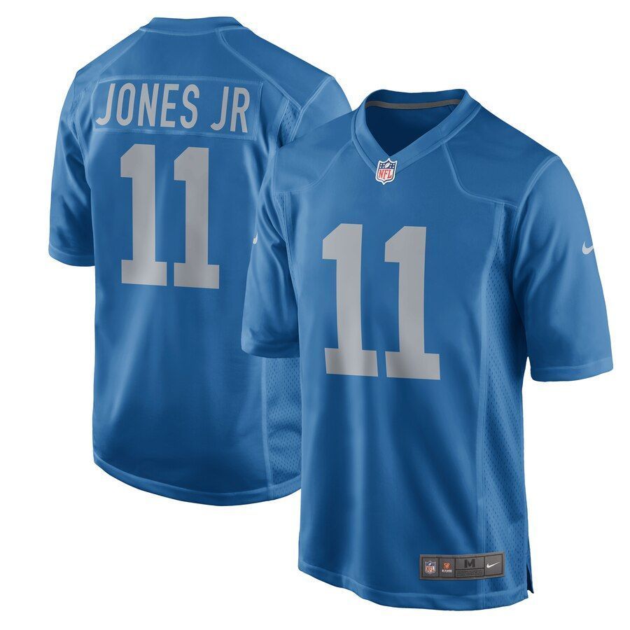 Marvin Jones Jr Detroit Lions Throwback Game Jersey Blue 2019