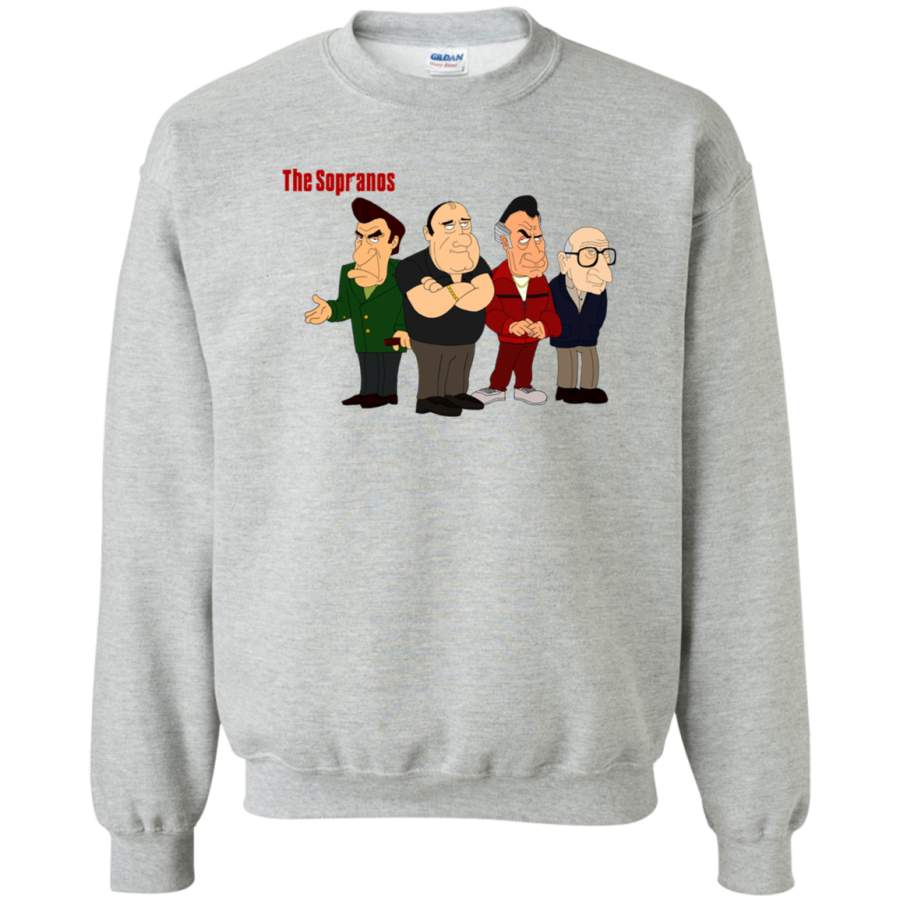 AGR The Sopranos Fun Art Crewneck Pullover Sweatshirt