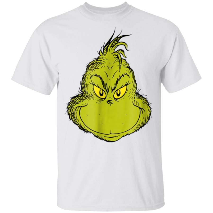 Dr Seuss Classic Grinch Face Tshirt