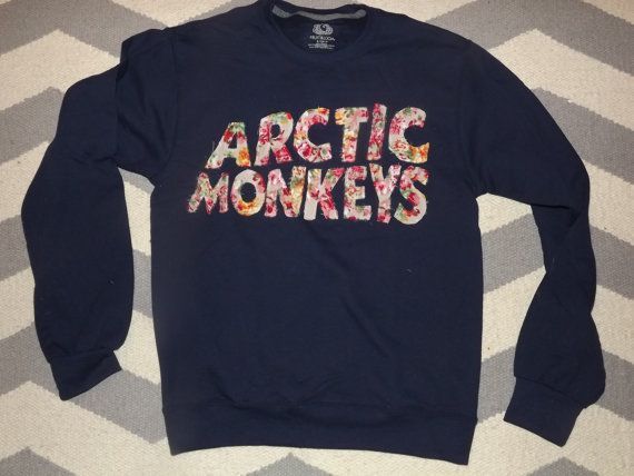 Arctic Monkeys Crewneck Ready To Ship By Theartswallow Shirt