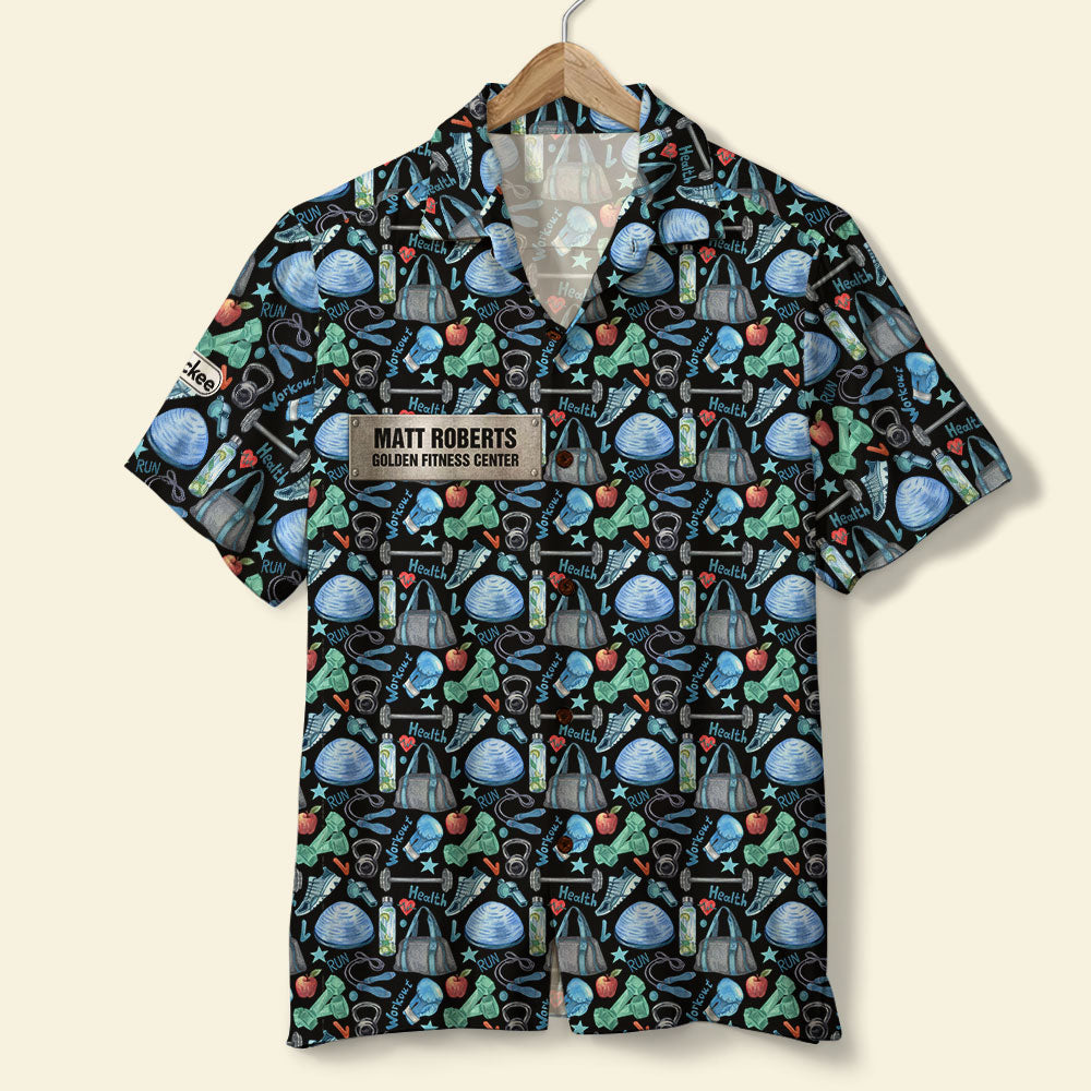 Gym Hawaii Shirt Custom Name Equipment Pattern Ha13717