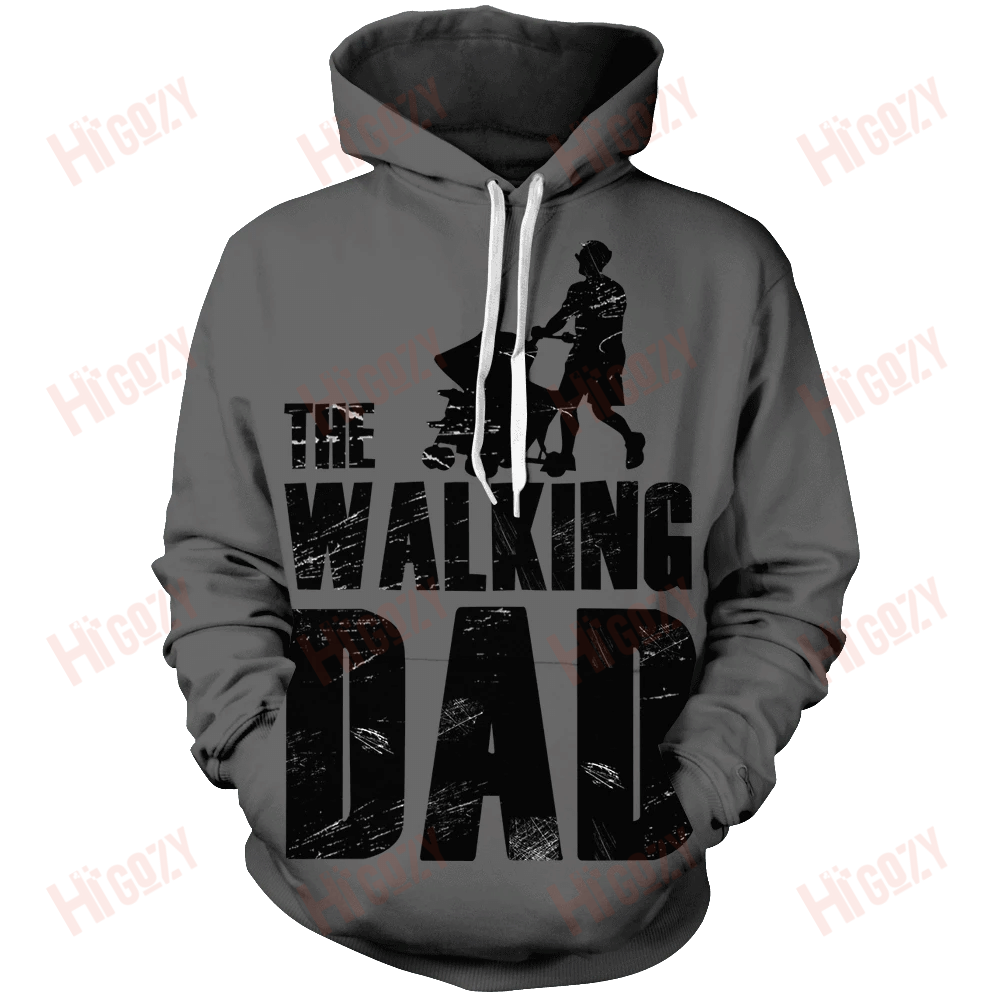 Walking Dad Unisex Pullover Hoodie