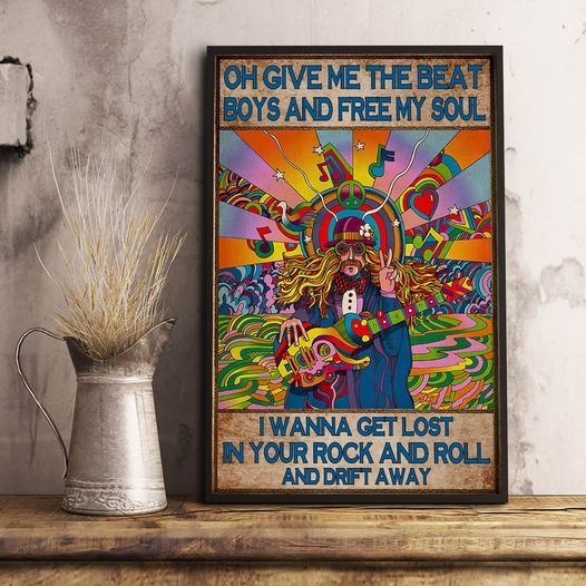 Ceaco Pop Art Oh Give Me The Beat Boys And Free My Soul I Wanna Get Lost In Your Rock And Roll