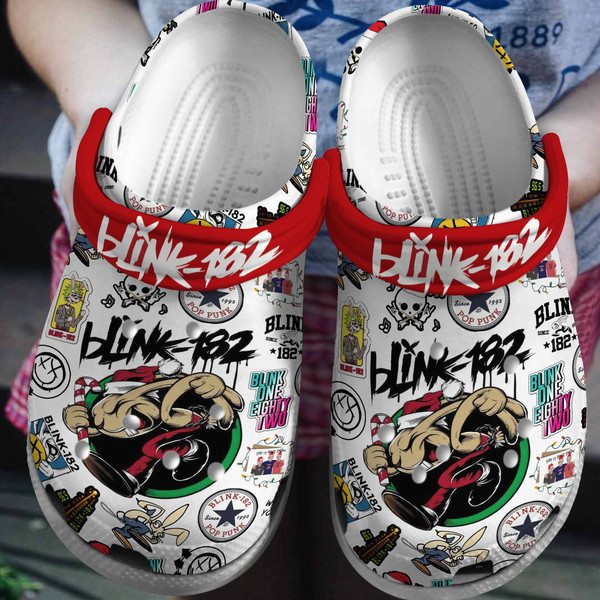 Blink-182 Crocss Clogs For Men Women And Kid X1Efrucl