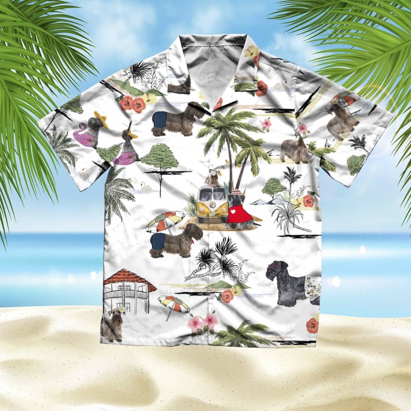 Unisex Cesky Terrier Beach Hawaii Shirt Ha71711