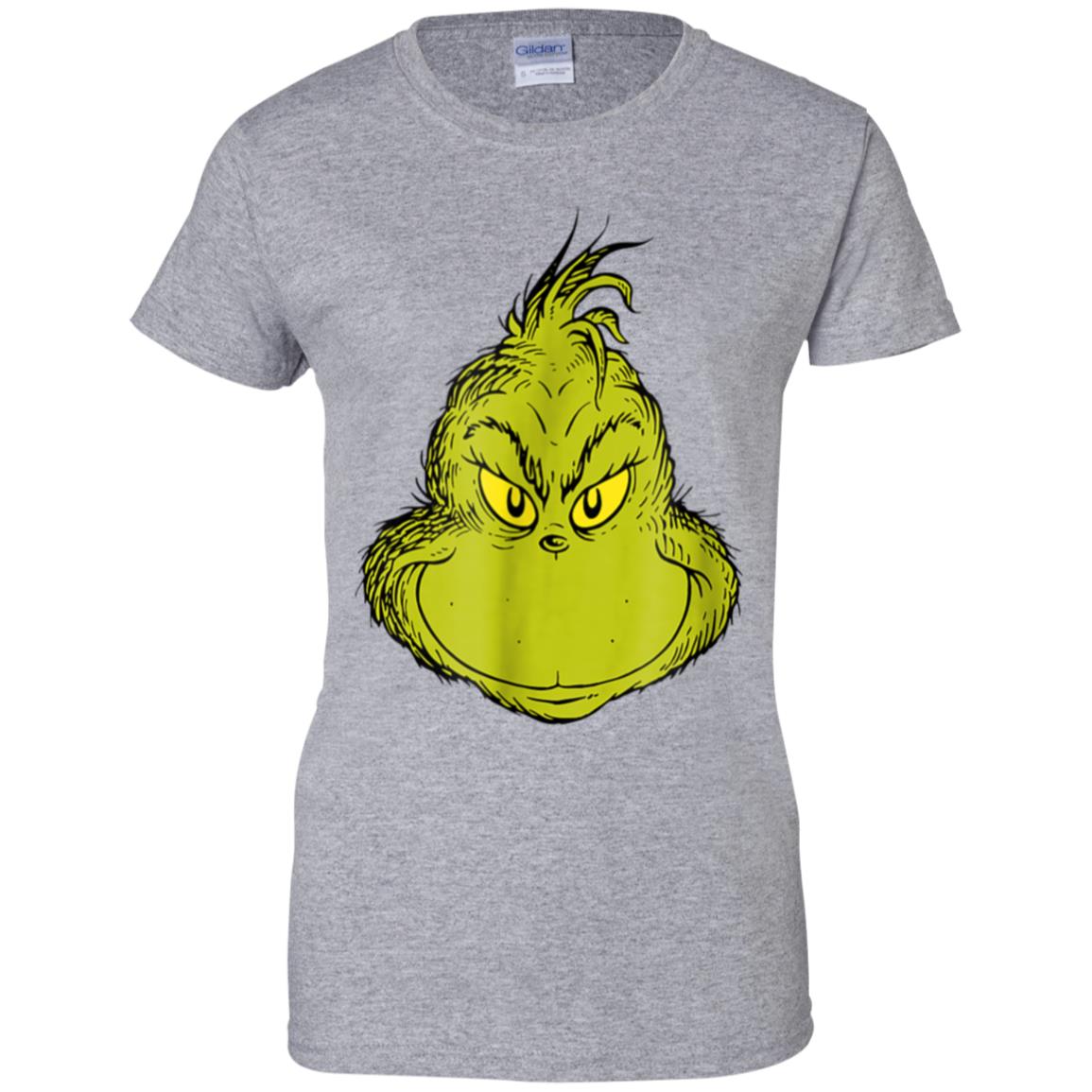 Dr. Seuss Classic Grinch Face T-Shirt - ReadingLLC