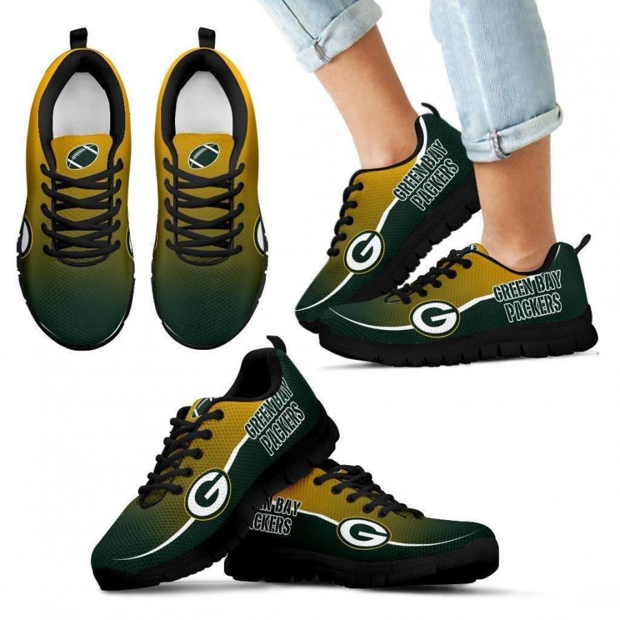 Colorful Green Bay Packers Passion Sneakers #493