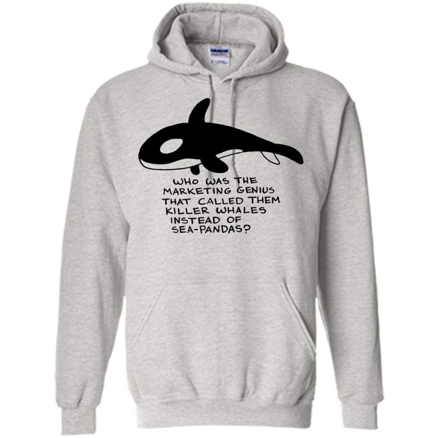 Killer Whales Sea-Pandas – Gildan Heavy Blend Hoodie