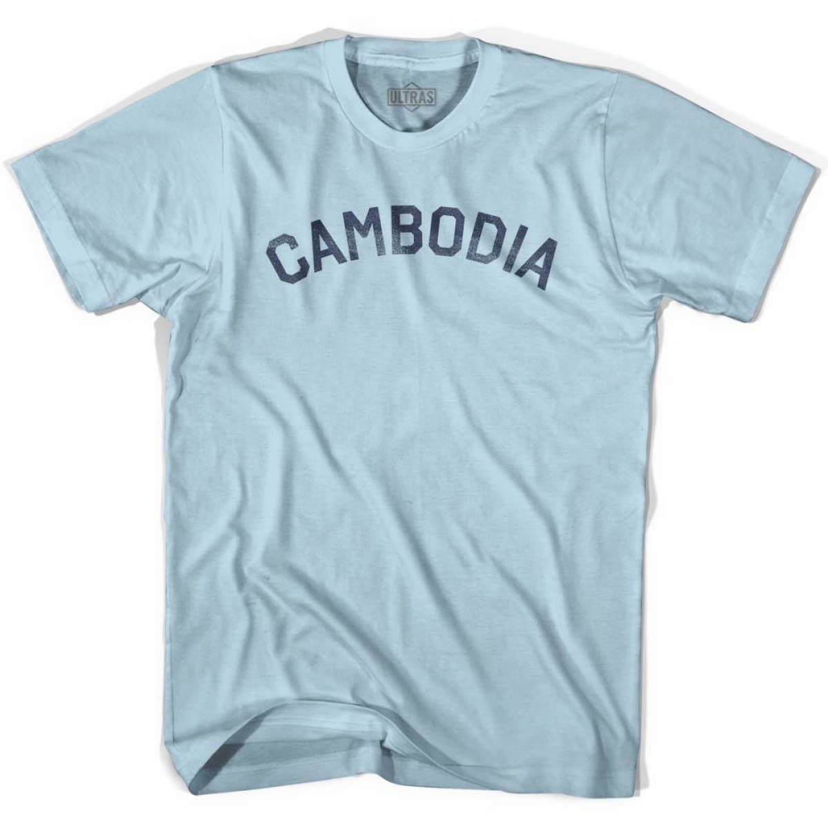 Cambodia Vintage City Adult Cotton T-shirt