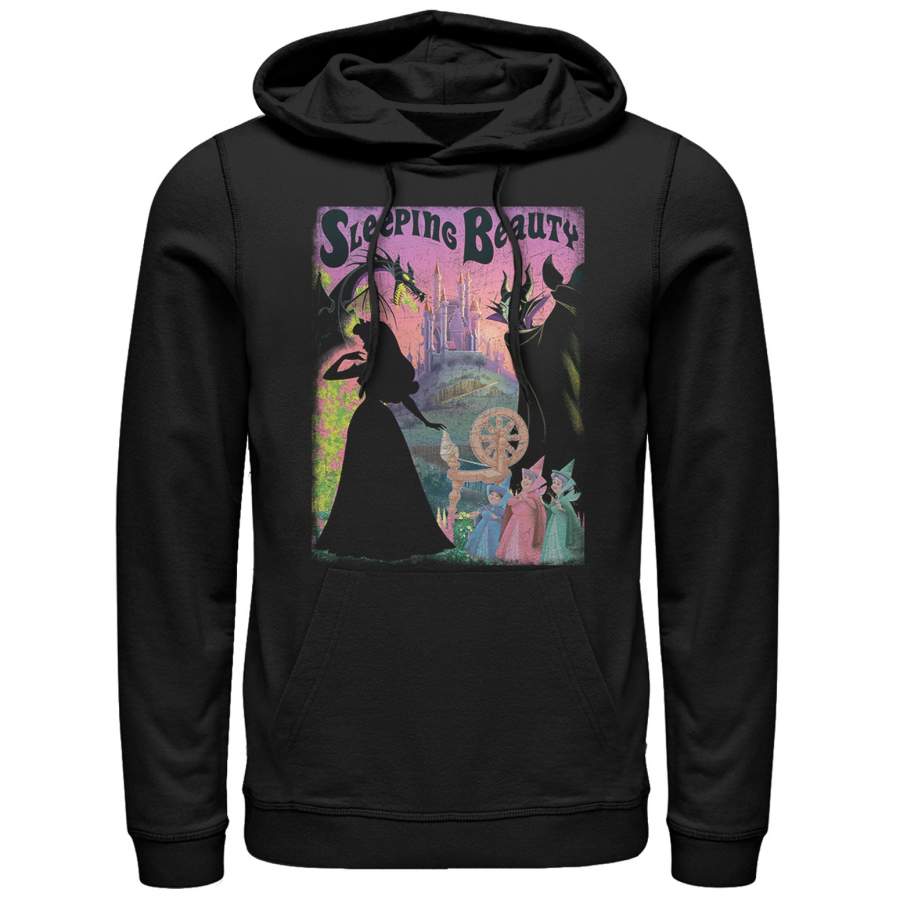 Sleeping Beauty Men’s Silhouettes  Lightweight Hoodie