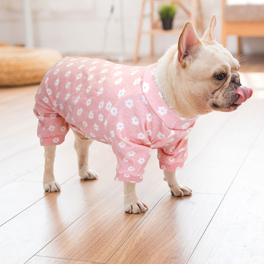 Dog Clothes Pug French Bulldog Small Dog Cat Clothes Chihuahua Yorkshire Pet Clothing Pajamas Jumpsuit for Small Dogs Cats Puppy alx