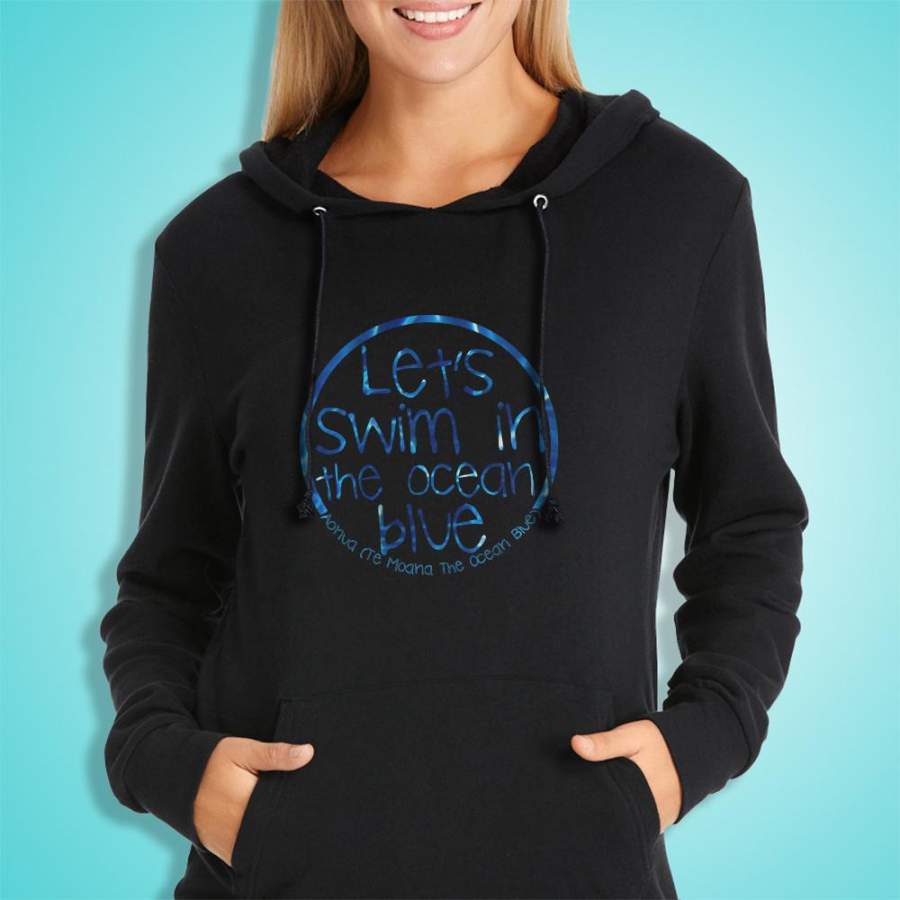 Te Moana   The Ocean Blue Women’S Hoodie