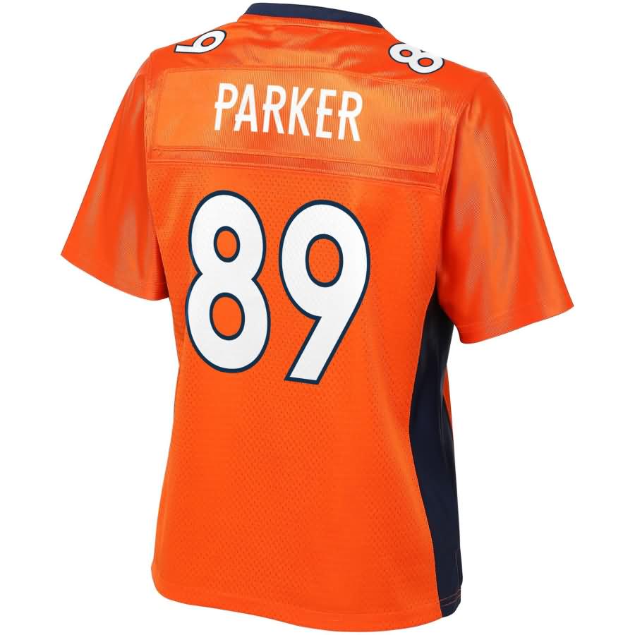 Brian Parker Denver Broncos NFL Pro Line Womens Player Jersey – Orange