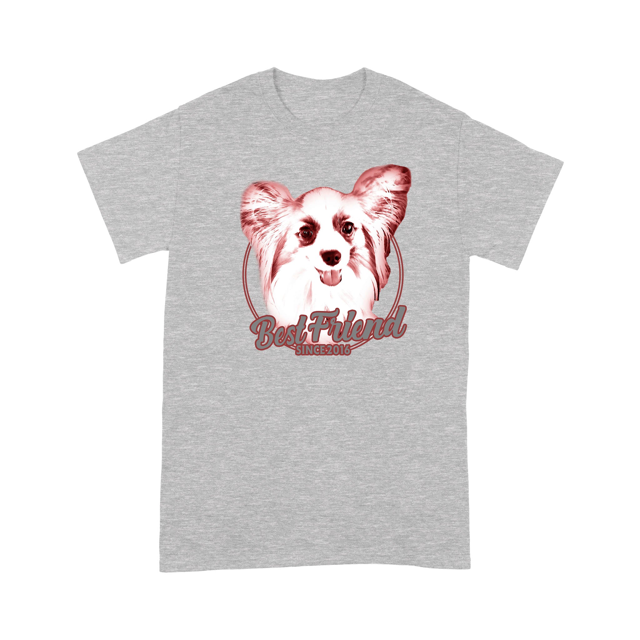 Jessica Sidell –  Custom Vintage Best Friend Since Illustrated Pet Personalized – T- Shirt