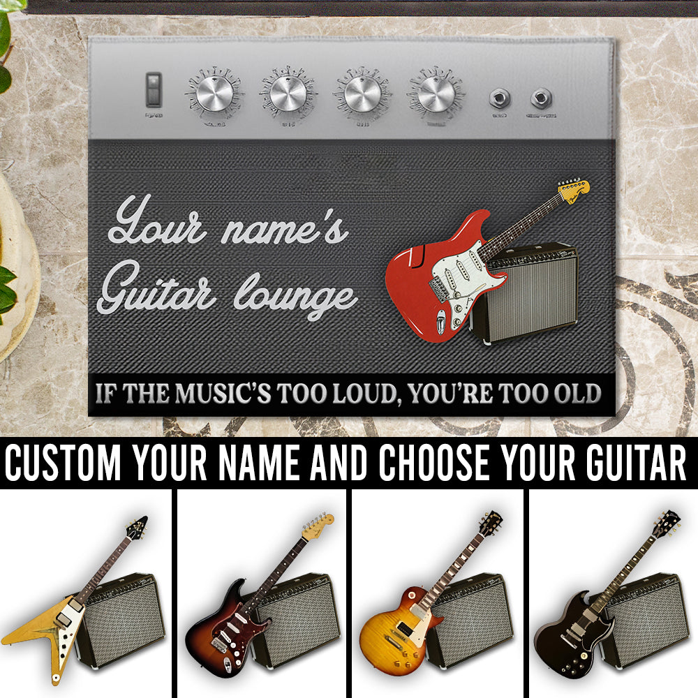 89Customized Guitar Lounge Amp 3D Doormat 3