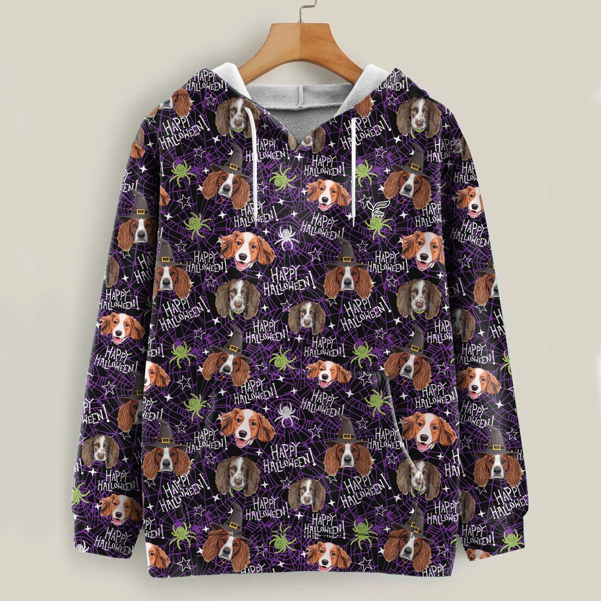 Having A Bootiful  Night – English Springer Spaniel Halloween Hoodie