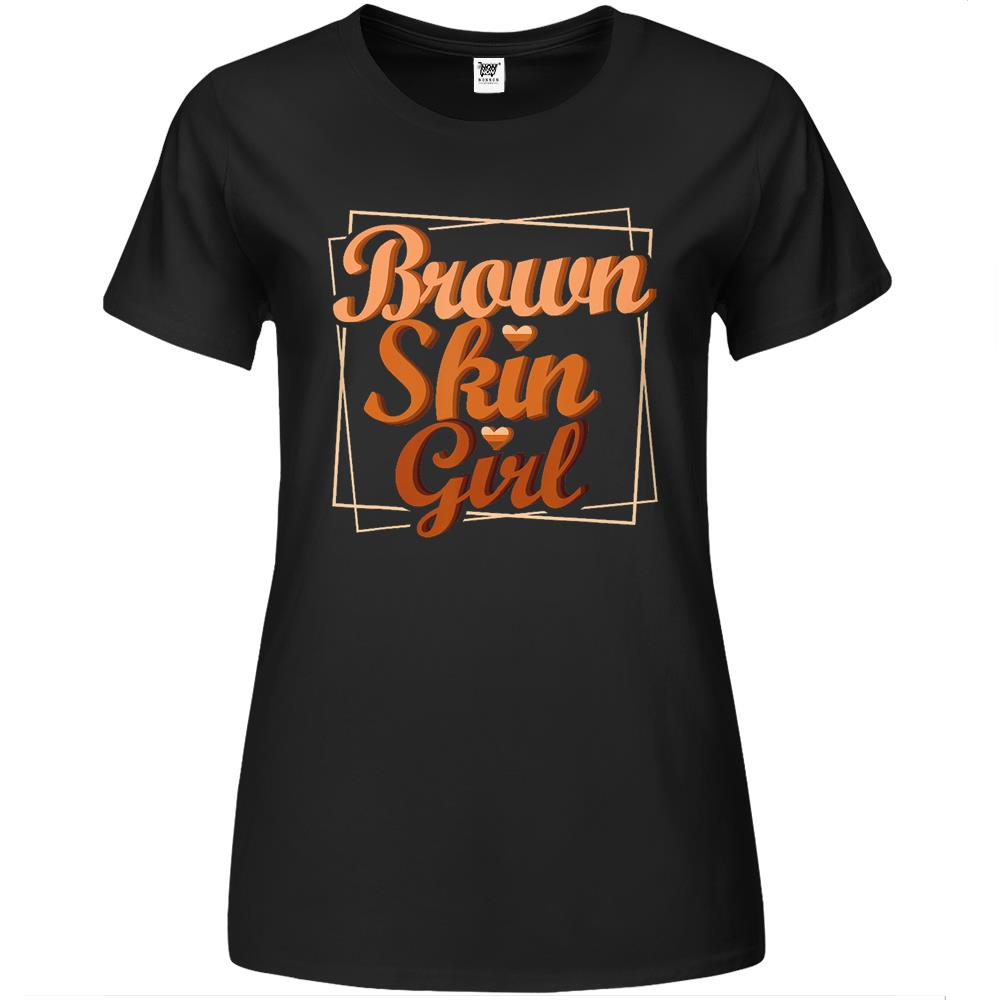 Brown Skin Girl Black Melanin Queen Magic Juneteenth Women Premium Womens T Shirts