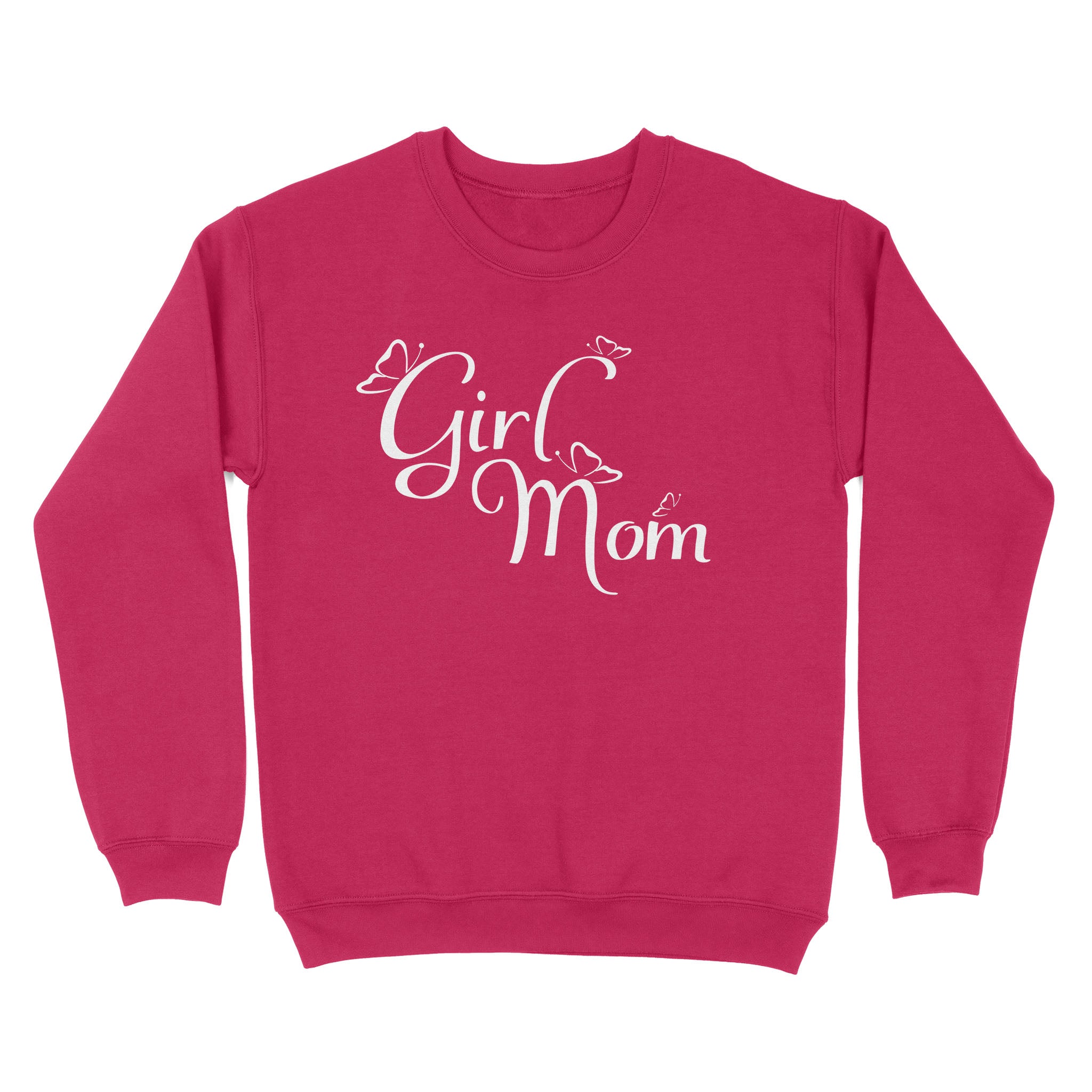 Mothers Day Gifts From Daughter, Niece, Kids – Girl Mom Shirt, Cute Graphic Tee, Mommy Present – Standard Crew Neck Sweatshirt – S02Nt208