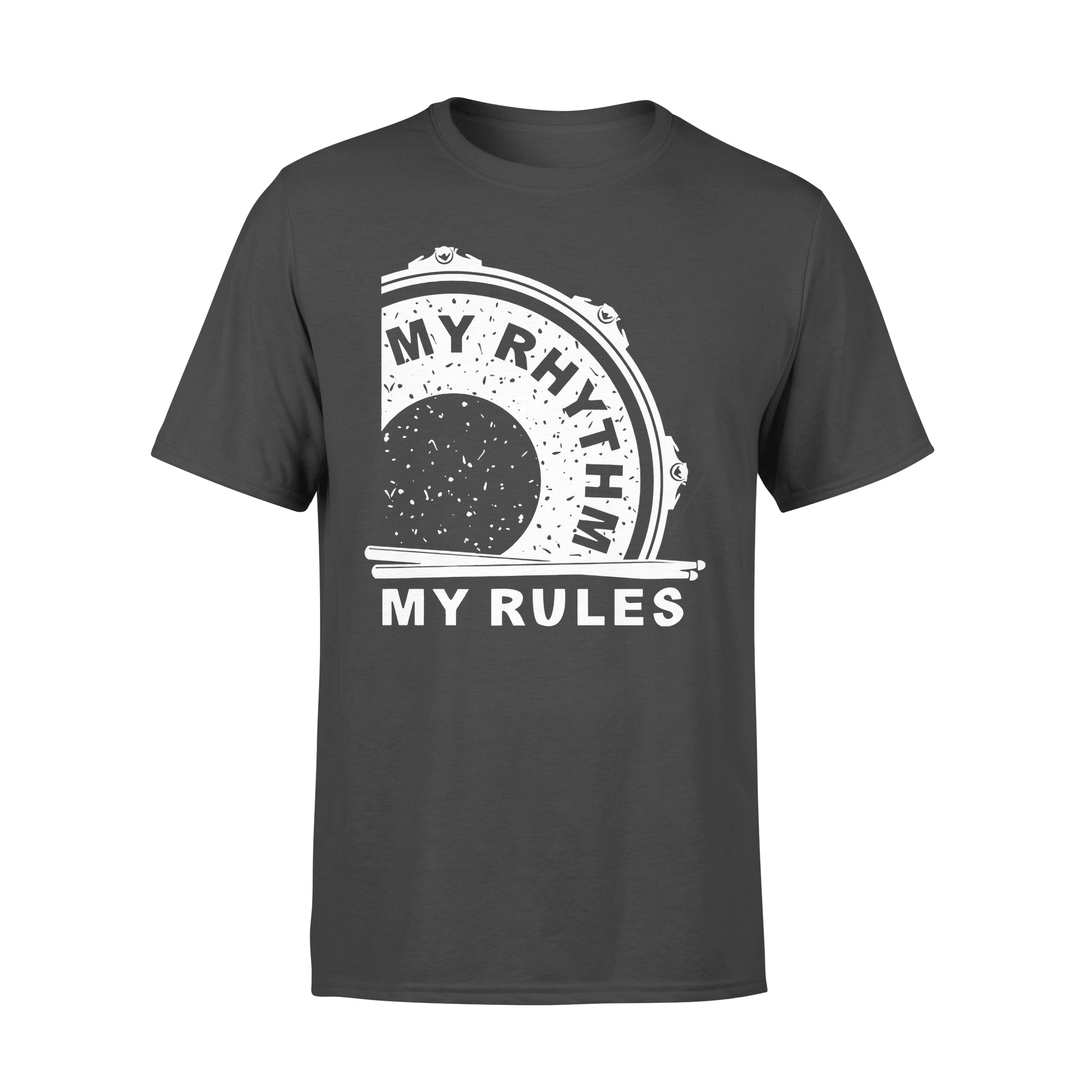 Drummer My Rhythm My Rules – Premium T-shirt