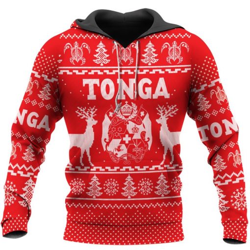 Tonga Island Ugly Christmas Holiday All Over Print