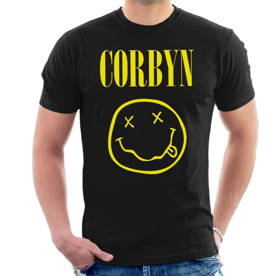 Jeremy Corbyn Nirvana Mashup Men’s T-Shirt