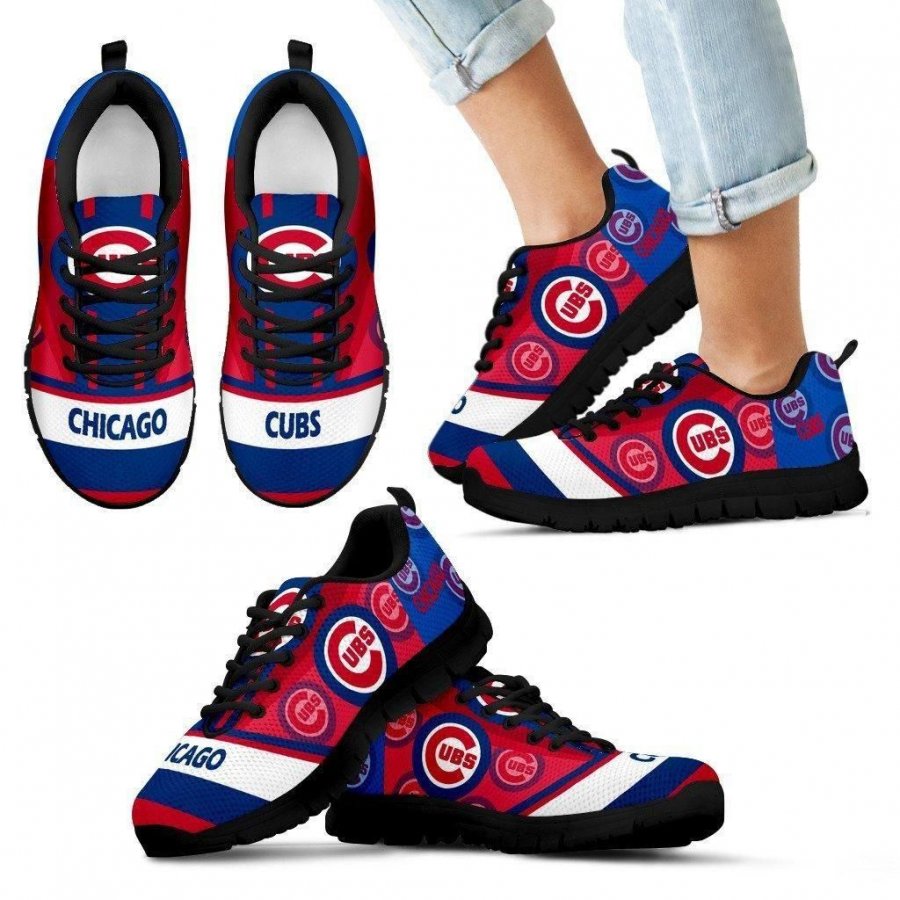 Three Impressing Point Of Logo Chicago Cubs Sneakers #495