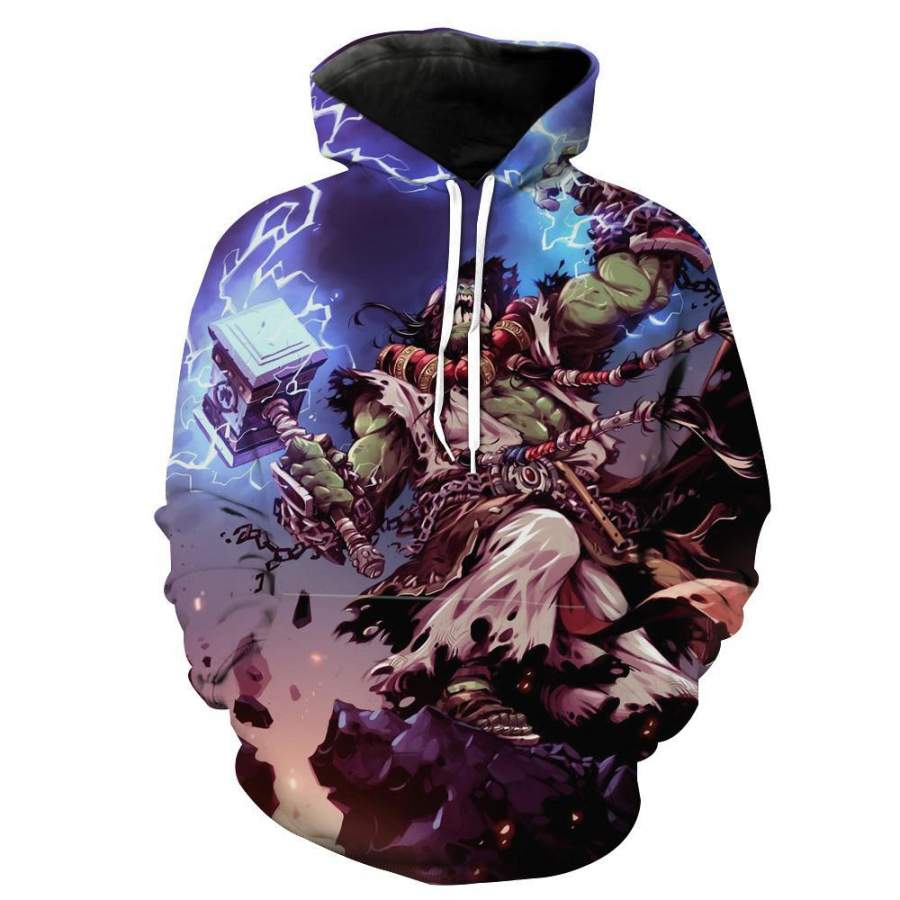 World of Warcraft Thrall Hoodie - Comic Thrall Clothes - TopTrendingUS
