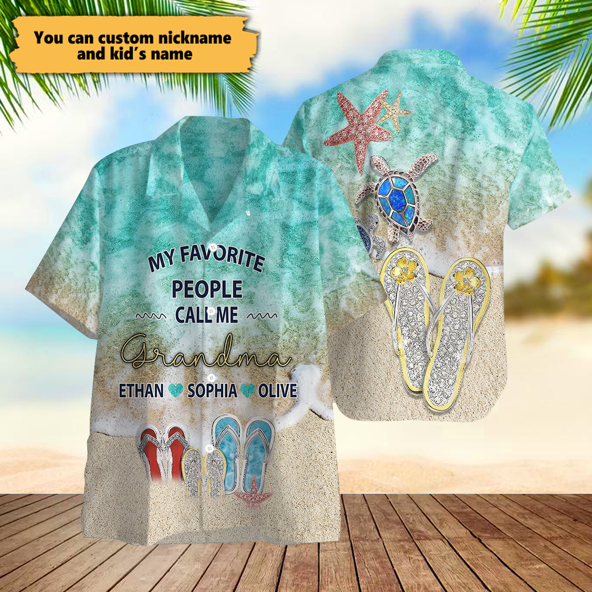 My Favorite People Call Me Grandma Hawaii Shirt Ha25696