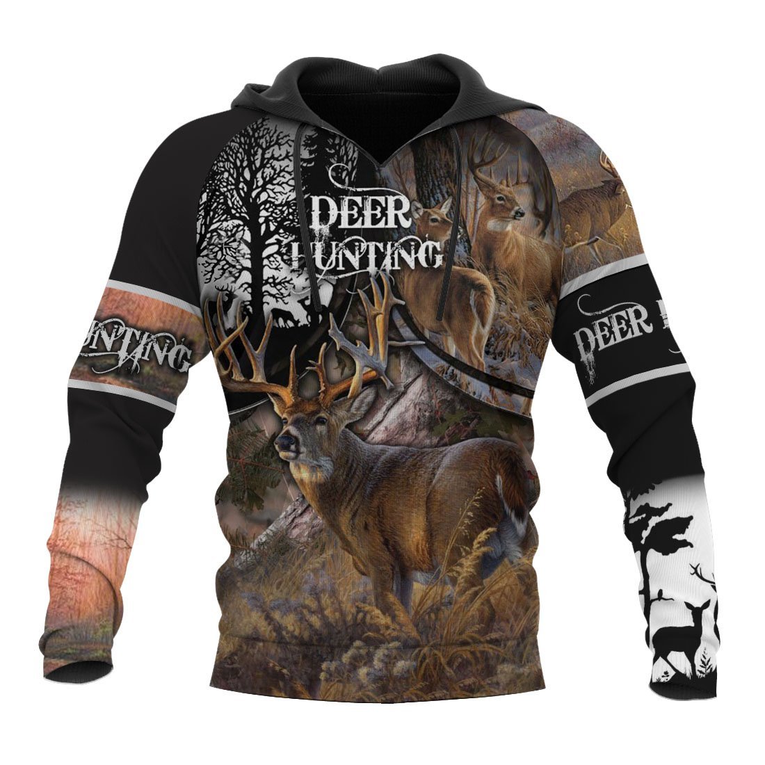 Spread Stores Deer Hunting Art All Over Print Shirt For Men And Women