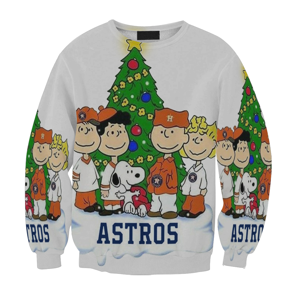 Houston Astros Snoopy And Friend Gift For Fan 3D Full Printing Sweatshirt.