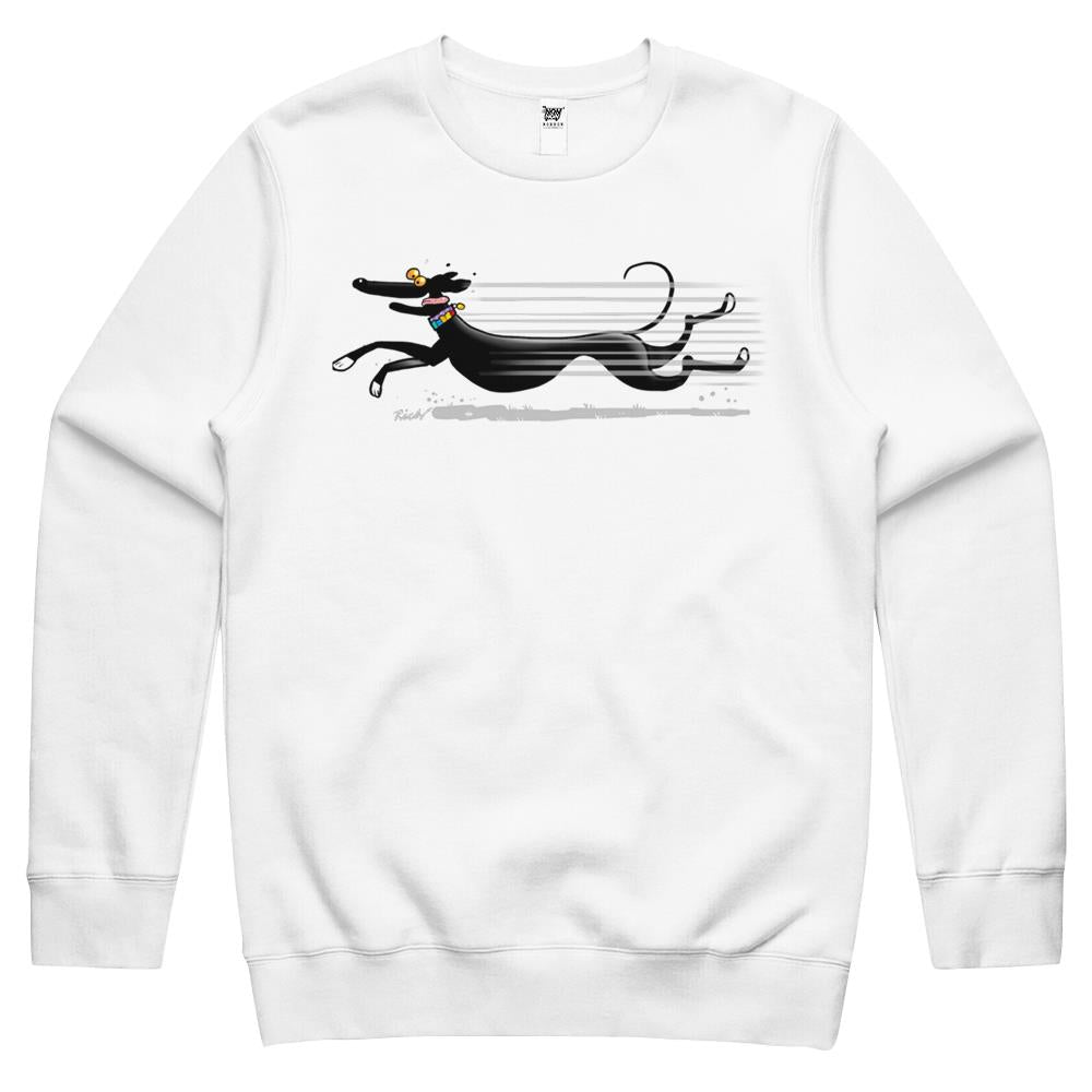 Greyhound Zoomie Crewneck Sweatshirt