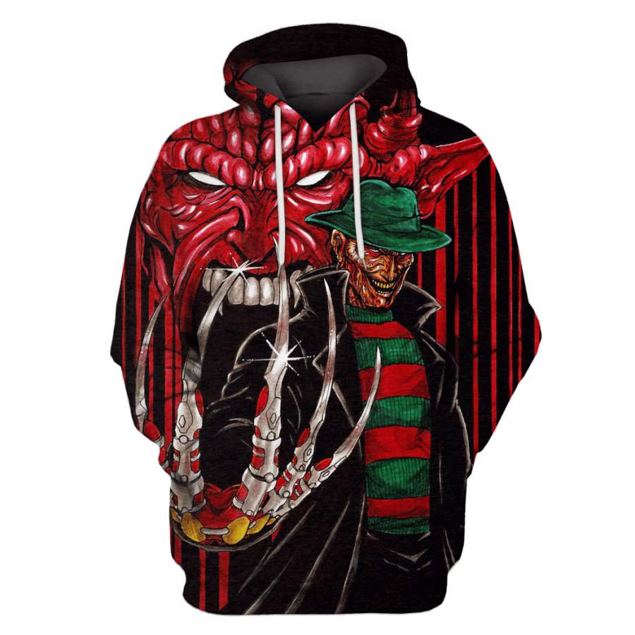 A Nightmare on Elm Street Freddy Krueger Tshirt – Zip Hoodies Apparel