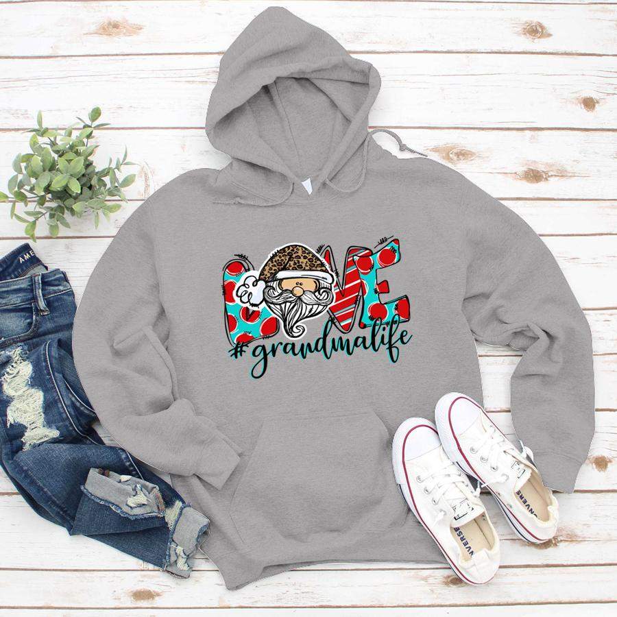 Personalized Love Grandma Life Art Christmas Shirt