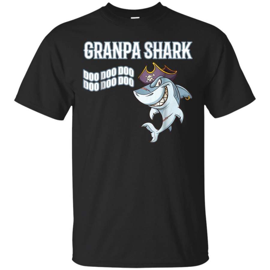 AGR Grandpa Shark Tshirt  Fathers Day Gift Tee Jaq T-shirt