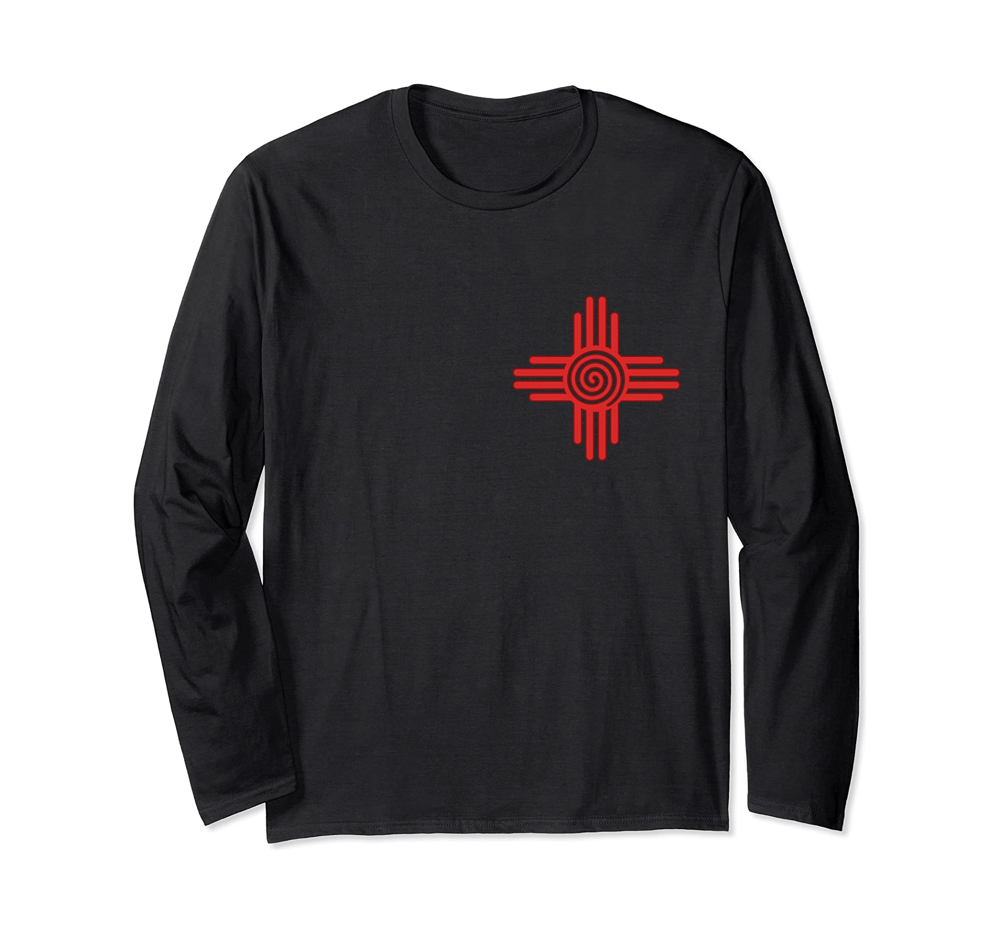 Zia Sun Zia Pueblo New Mexico Native Americans Sacred Symbol Long Sleeve T-Shirt