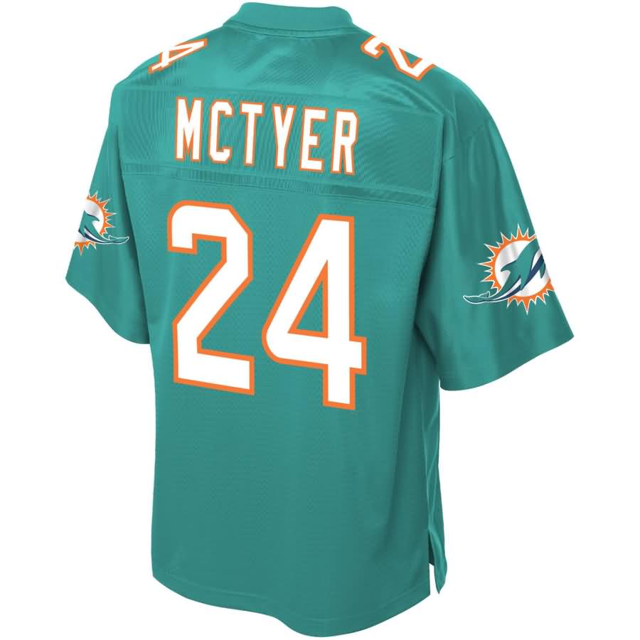 Torry Mctyer Miami Dolphins NFL Pro Line Team Player Jersey – Aqua