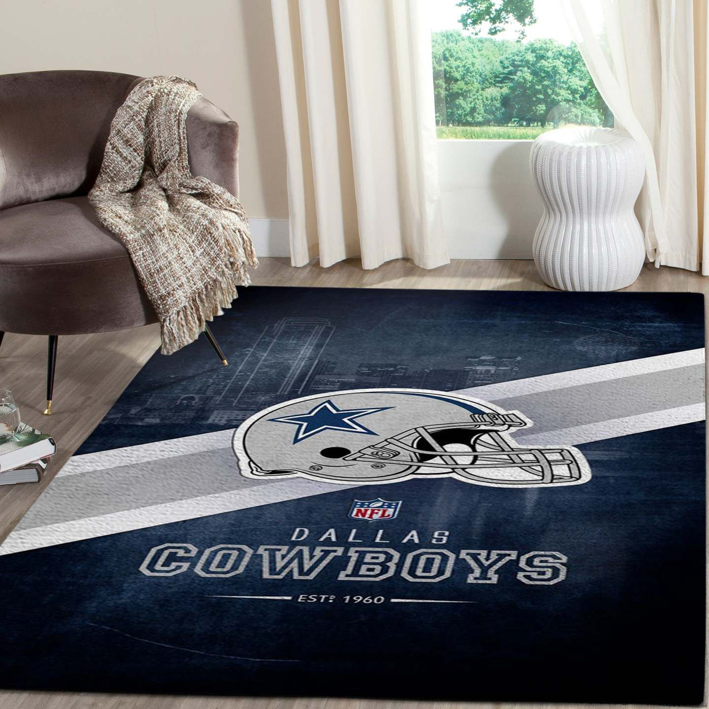 The 20 Rug Dallas Cowboys Area Rug DLB2605, Football Area Rug Floor Decor