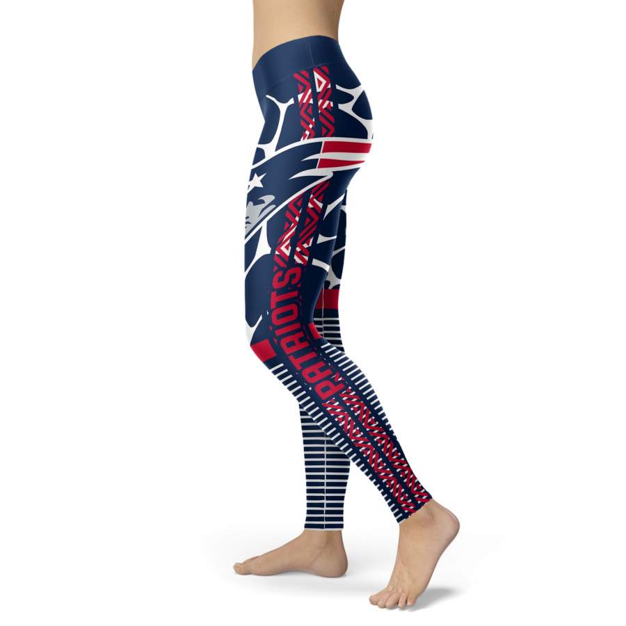 Cool Air Lighten Attractive Kind New England Patriots Leggings