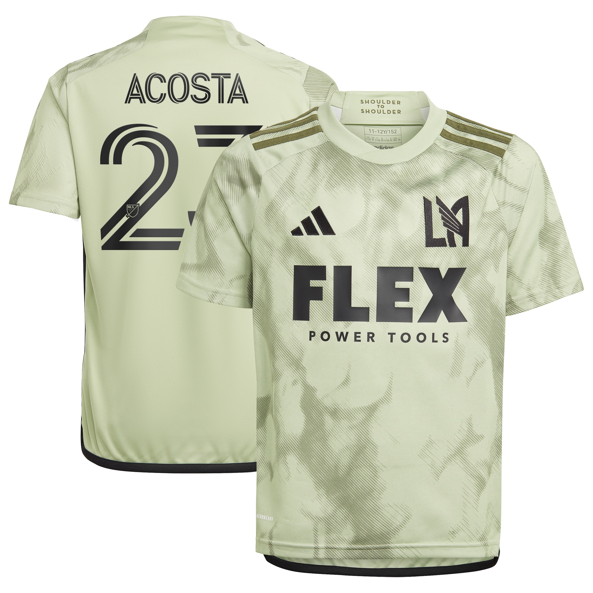 Kellyn Acosta LAFC Youth 2023 Smokescreen Replica Player Jersey – Green