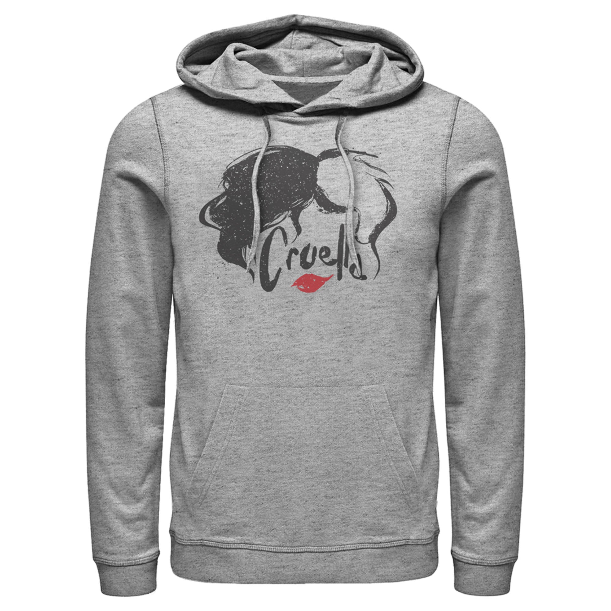 Cruella Men’S Red Lips Logo  Pull Over Hoodie