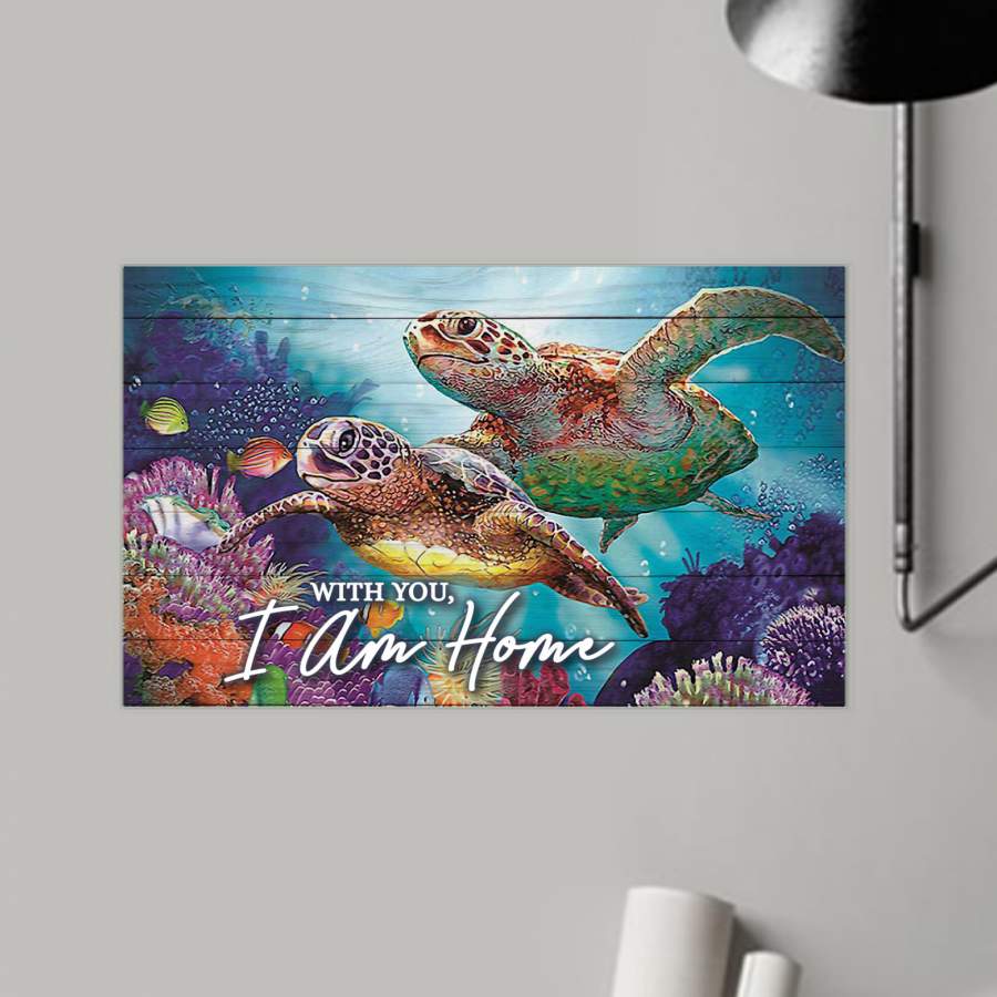 Turtle – With You I Am Home – Poster