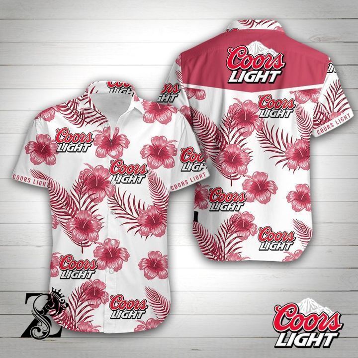 Qh Coors Light Hawaiian Shirt