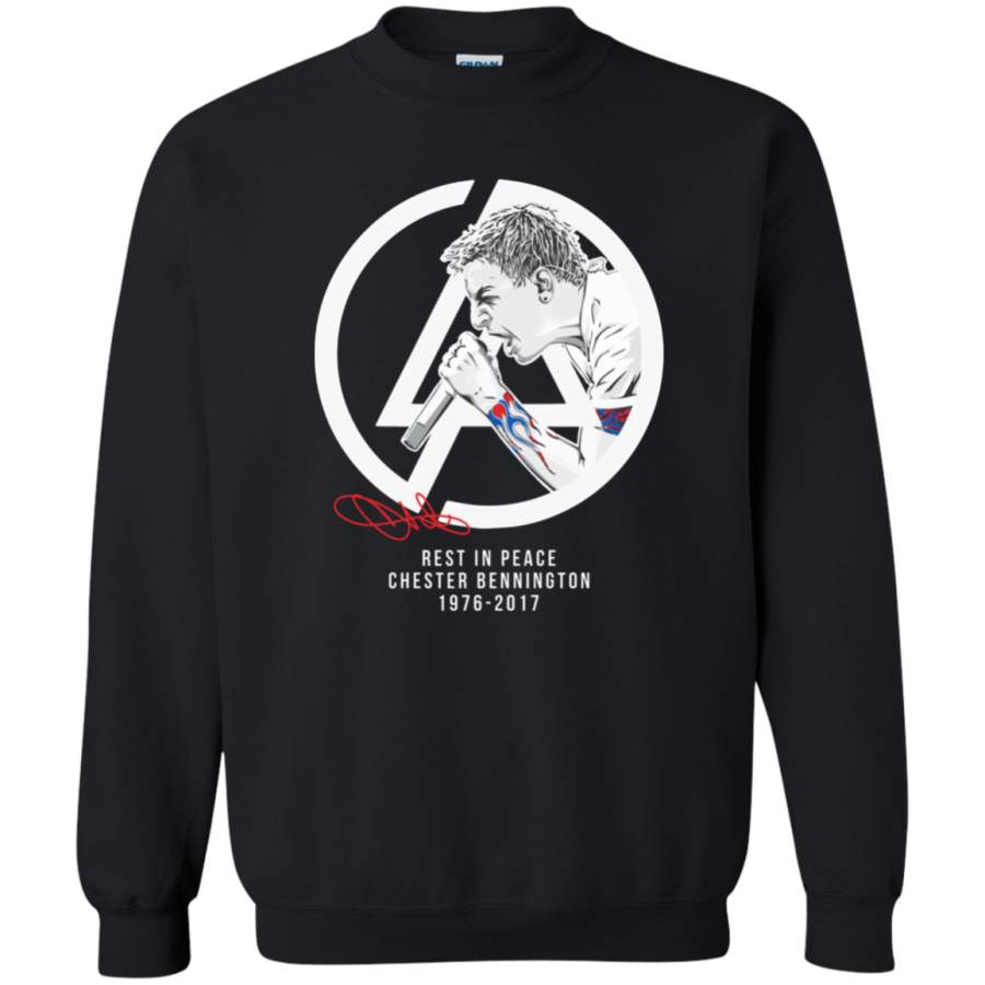 AGR Rest In Peace Chester Bennington Crewneck Pullover Sweatshirt