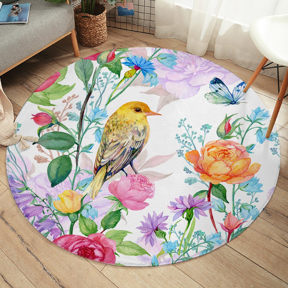 Garden Corner SW2508 Round Rug