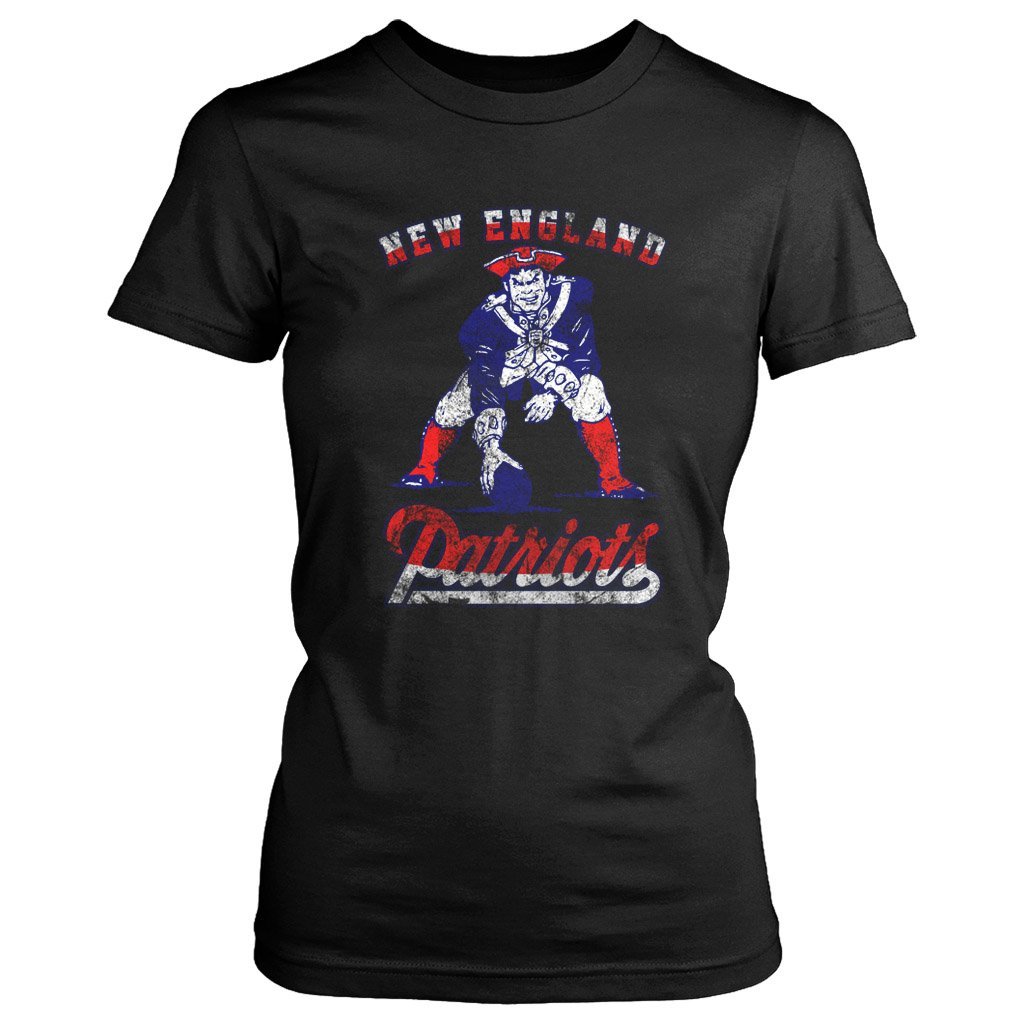 Ne New England Patriots Retro Grunge Women’S T-Shirt