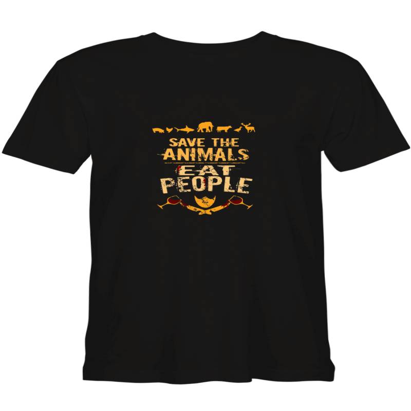 Save The Animals Eat People T-Shirt For Men And Women