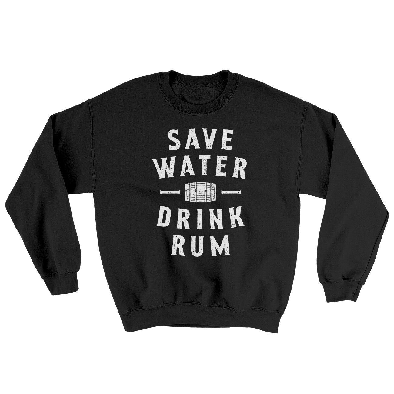 Save Water Drink Rum Ugly Sweater